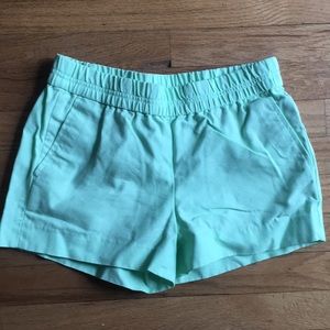 Light green shorts